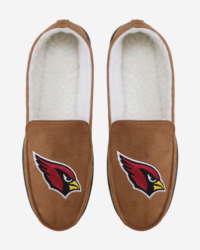 Arizona Cardinals Beige Moccasin Slipper FOCO - FOCO.com