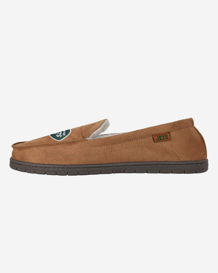 New York Jets Beige Moccasin Slipper FOCO S - FOCO.com