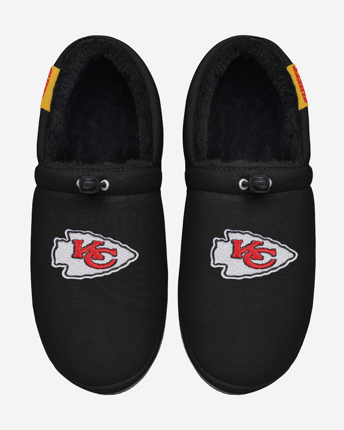 Kansas City Chiefs Big Logo Athletic Moccasin Slipper FOCO - FOCO.com