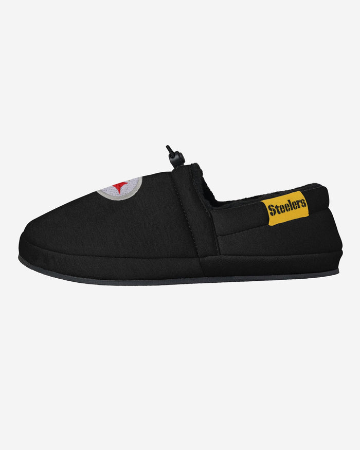 Pittsburgh Steelers Big Logo Athletic Moccasin Slipper FOCO S - FOCO.com