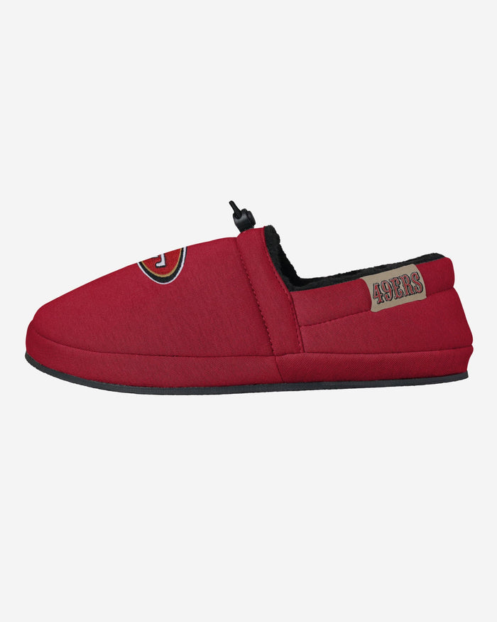 San Francisco 49ers Big Logo Athletic Moccasin Slipper FOCO S - FOCO.com