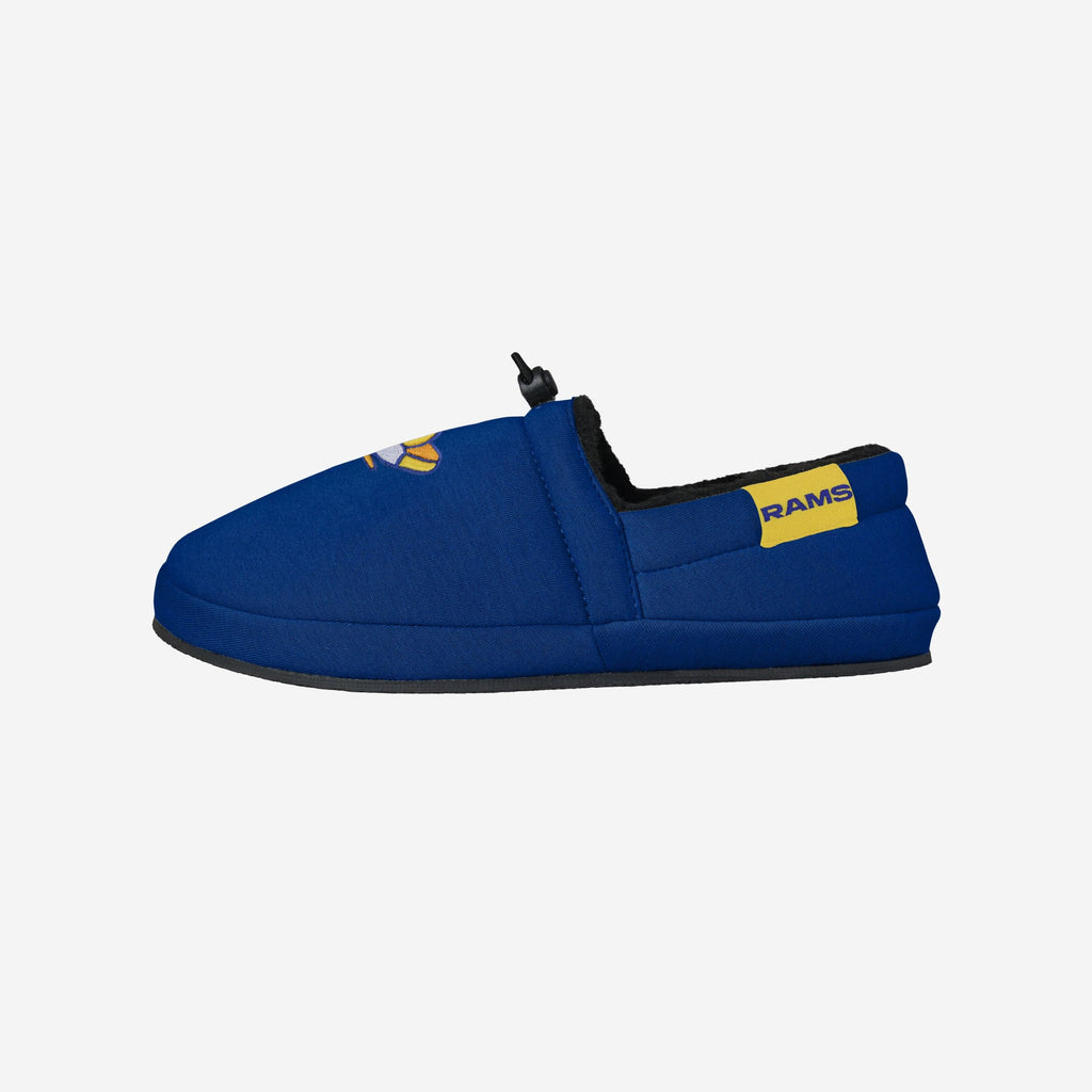 Los Angeles Rams Big Logo Athletic Moccasin Slipper FOCO S - FOCO.com