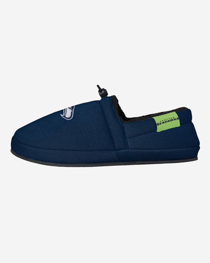 Seattle Seahawks Big Logo Athletic Moccasin Slipper FOCO S - FOCO.com