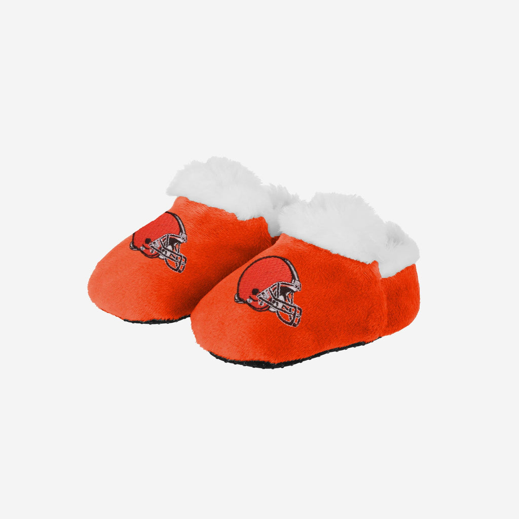 Cleveland Browns Logo Baby Bootie Slipper FOCO 0-3 mo - FOCO.com