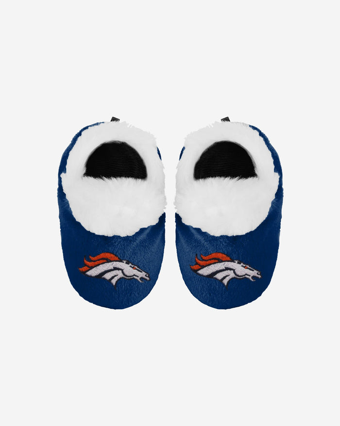 Denver Broncos Logo Baby Bootie Slipper FOCO - FOCO.com