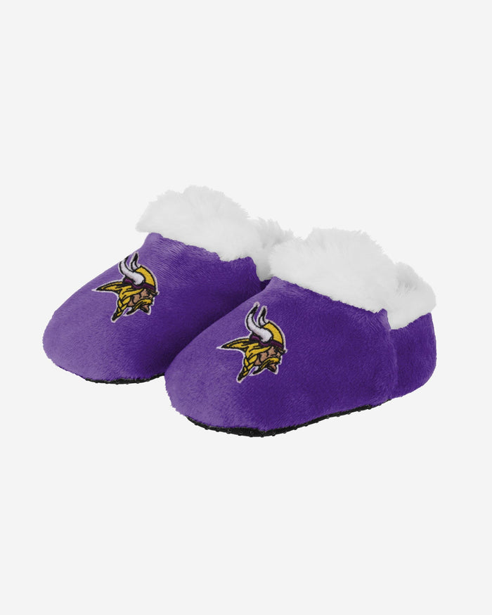 Minnesota Vikings Logo Baby Bootie Slipper FOCO 0-3 mo - FOCO.com