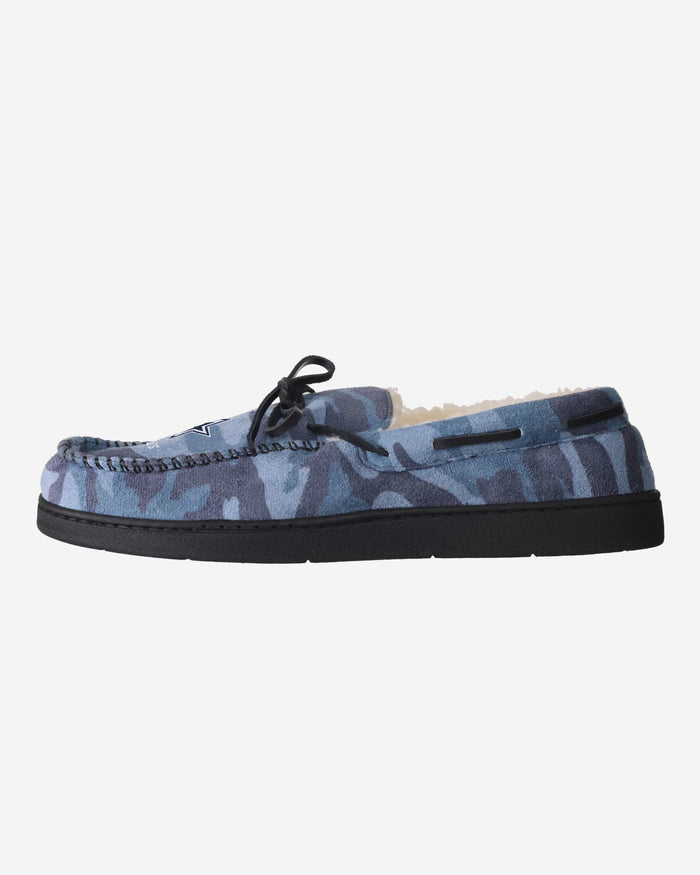 Dallas Cowboys Printed Camo Moccasin Slipper FOCO S - FOCO.com