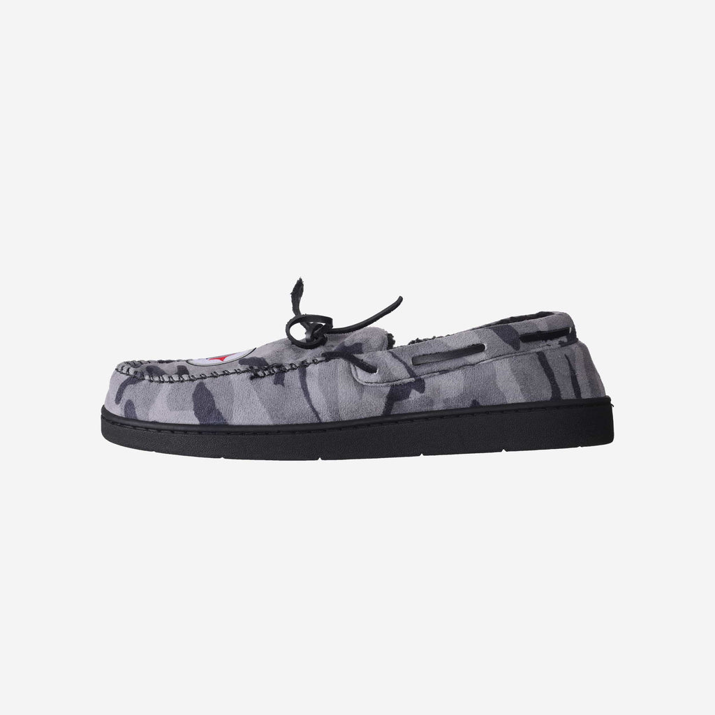 Pittsburgh Steelers Printed Camo Moccasin Slipper FOCO S - FOCO.com