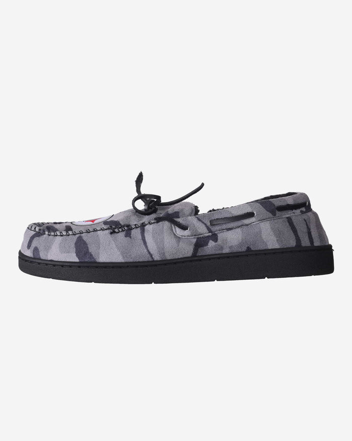 Pittsburgh Steelers Printed Camo Moccasin Slipper FOCO S - FOCO.com