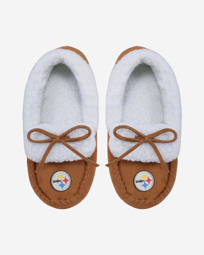 Pittsburgh Steelers Youth Moccasin Slipper FOCO S - FOCO.com