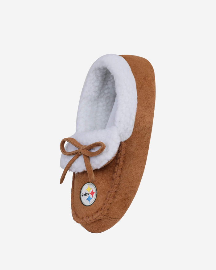 Pittsburgh Steelers Youth Moccasin Slipper FOCO - FOCO.com
