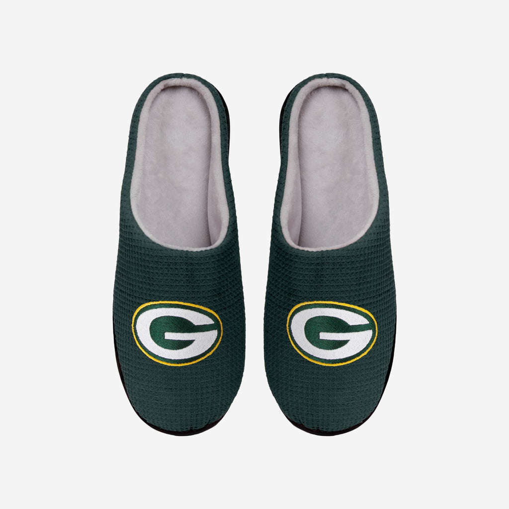 Green Bay Packers Memory Foam Slide Slipper FOCO S - FOCO.com