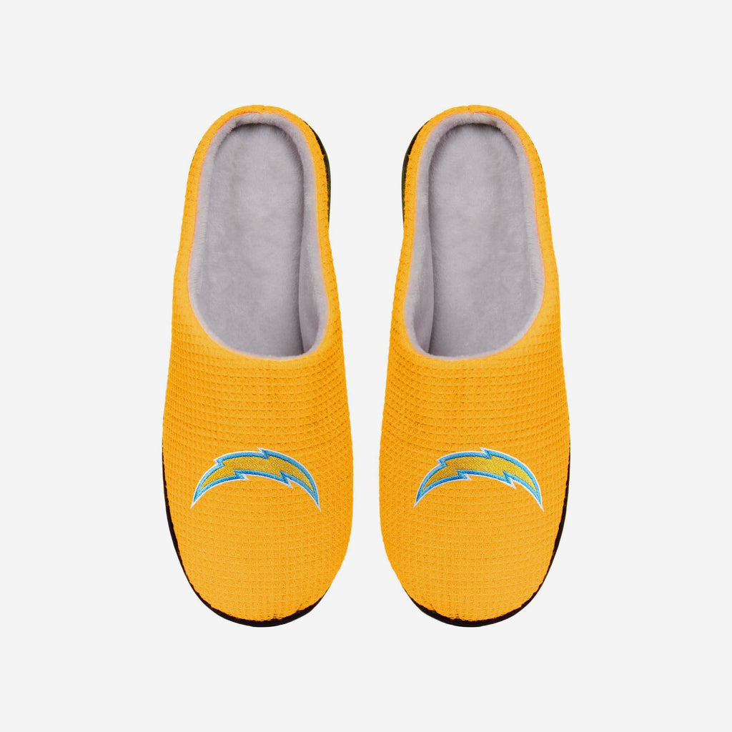 Los Angeles Chargers Memory Foam Slide Slipper FOCO S - FOCO.com