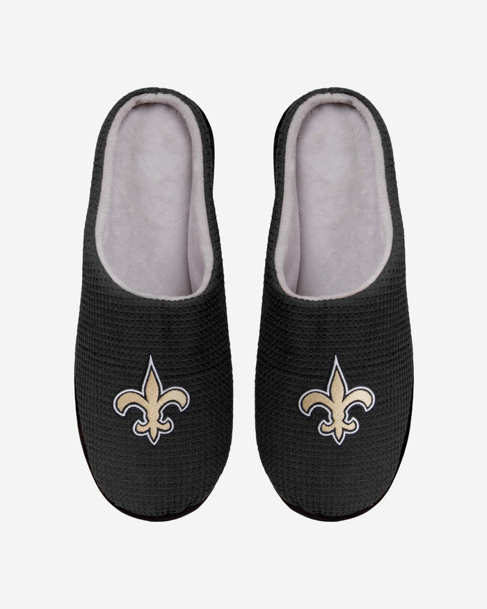 New Orleans Saints Memory Foam Slide Slipper FOCO S - FOCO.com