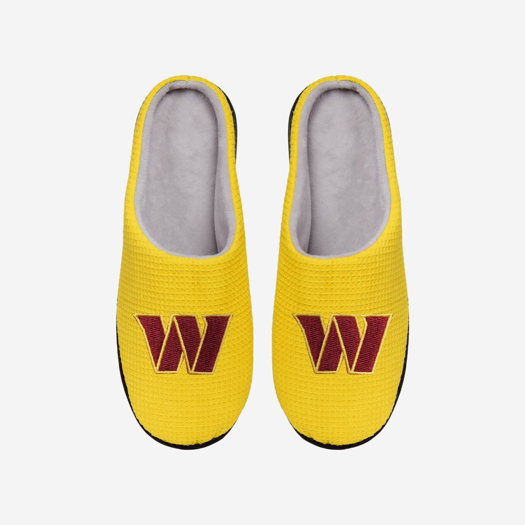 Washington Commanders Memory Foam Slide Slipper FOCO S - FOCO.com