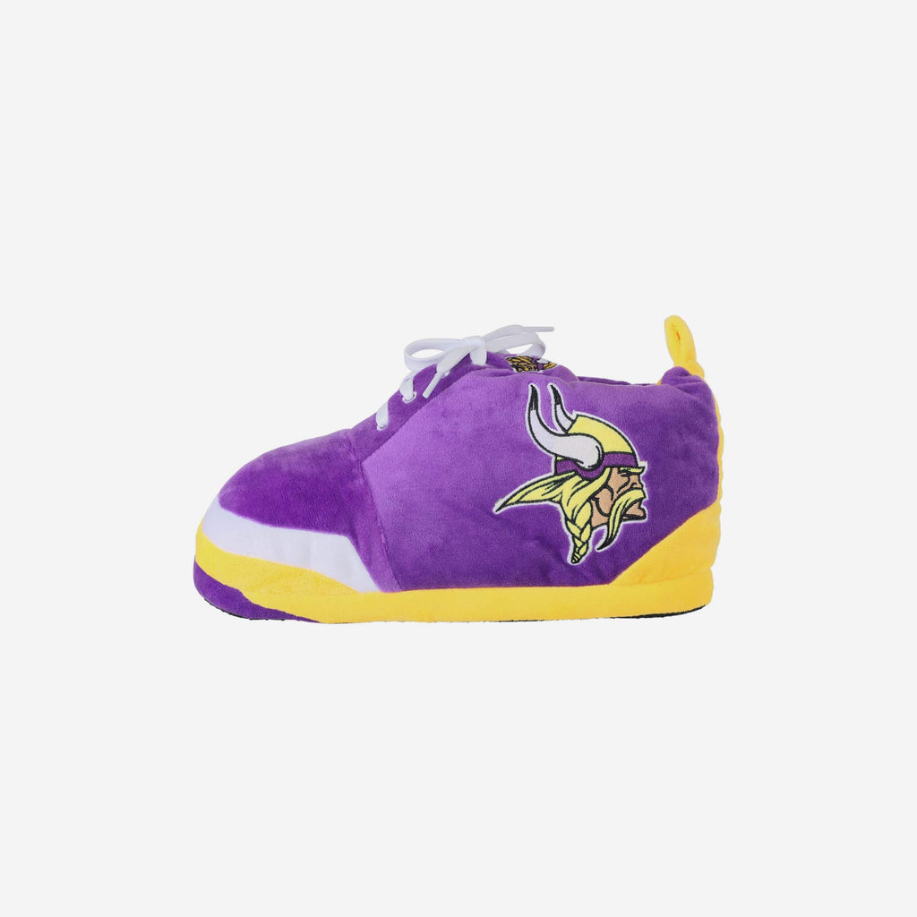 Minnesota Vikings Youth Plush Sneaker Slipper FOCO S - FOCO.com