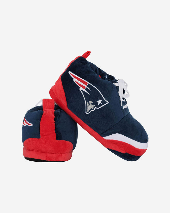 New England Patriots Youth Plush Sneaker Slipper FOCO - FOCO.com