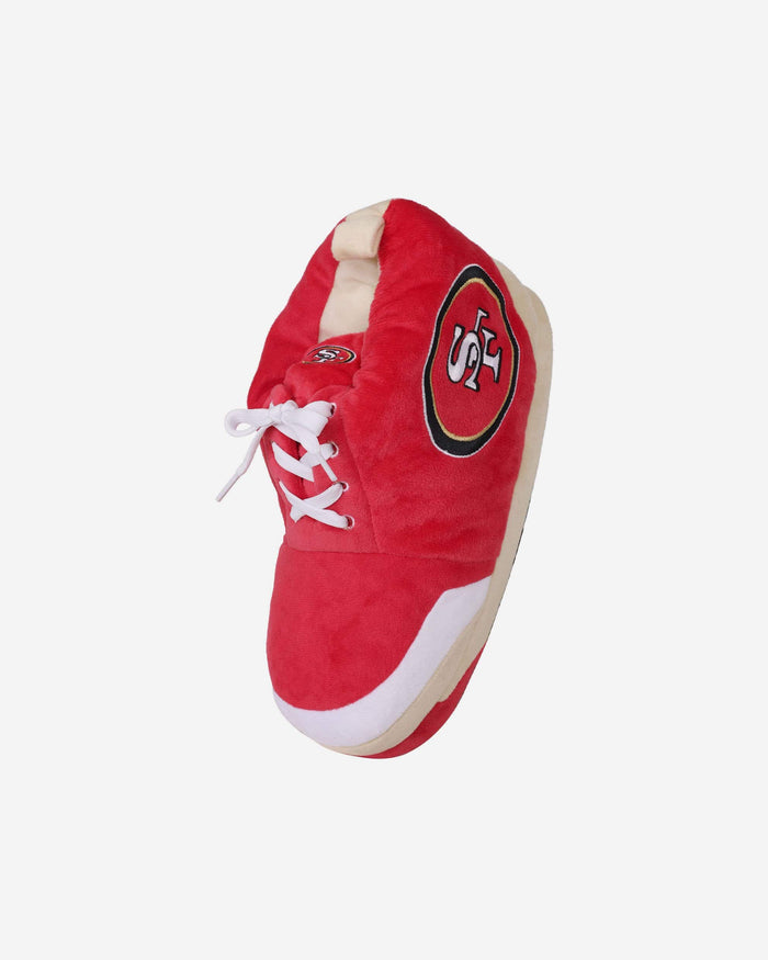San Francisco 49ers Youth Plush Sneaker Slipper FOCO - FOCO.com
