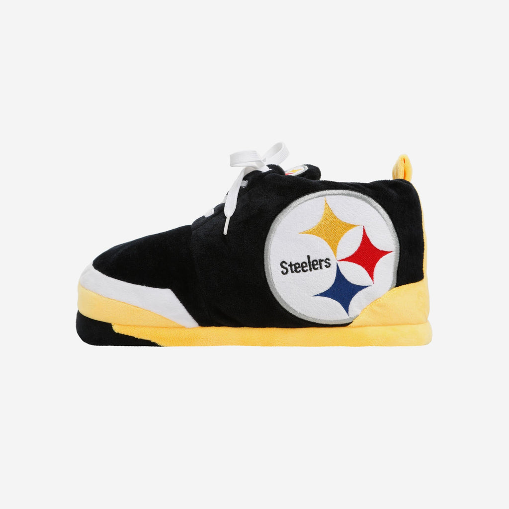 Pittsburgh Steelers Plush Sneaker Slipper FOCO S - FOCO.com
