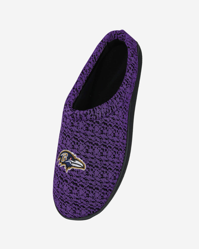 Baltimore Ravens Poly Knit Cup Sole Slipper FOCO - FOCO.com