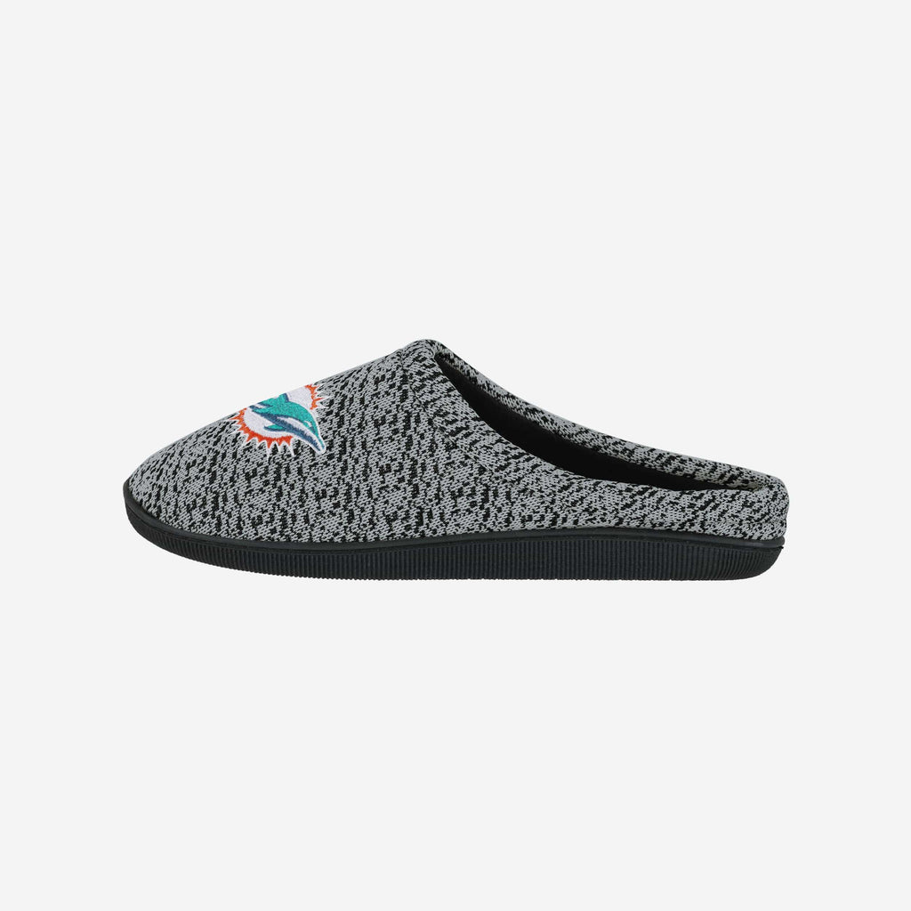 Miami Dolphins Poly Knit Cup Sole Slipper FOCO S - FOCO.com