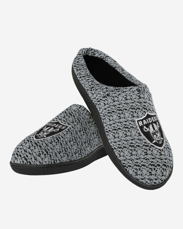 Las Vegas Raiders Poly Knit Cup Sole Slipper FOCO - FOCO.com