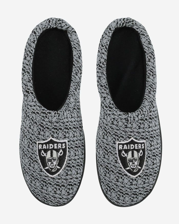 Las Vegas Raiders Poly Knit Cup Sole Slipper FOCO - FOCO.com