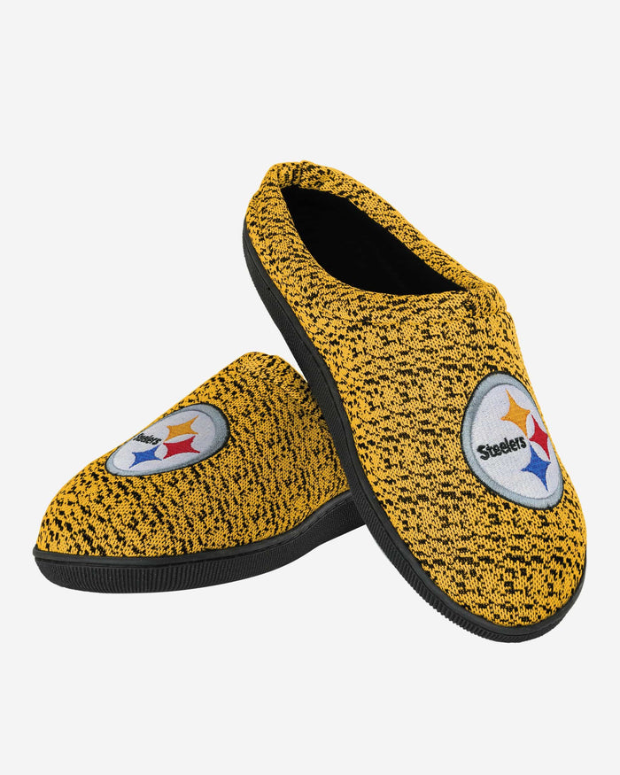 Pittsburgh Steelers Poly Knit Cup Sole Slipper FOCO - FOCO.com