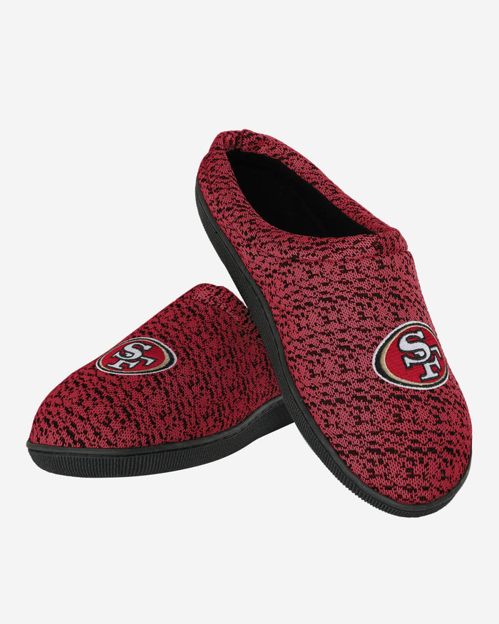 San Francisco 49ers Poly Knit Cup Sole Slipper FOCO - FOCO.com