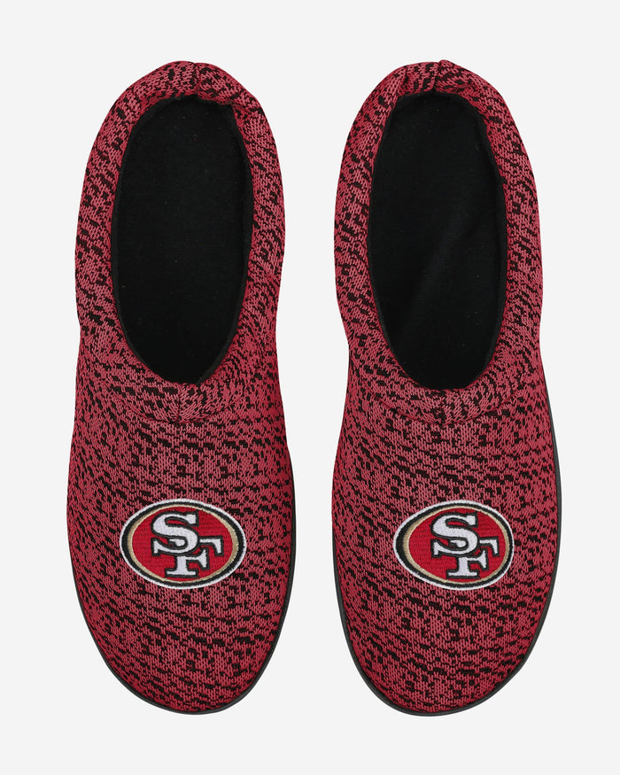 San Francisco 49ers Poly Knit Cup Sole Slipper FOCO - FOCO.com