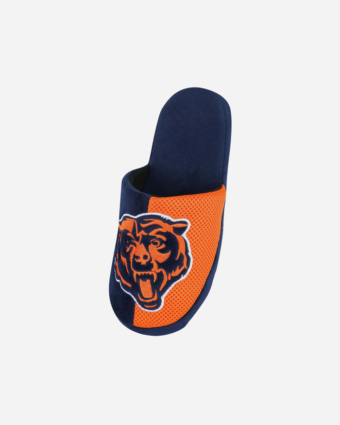 Chicago Bears Youth Team Logo Staycation Slipper FOCO - FOCO.com