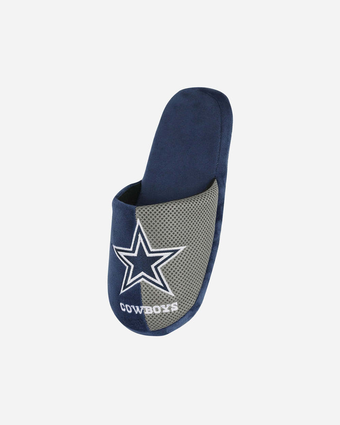 Dallas Cowboys Youth Team Logo Staycation Slipper FOCO - FOCO.com