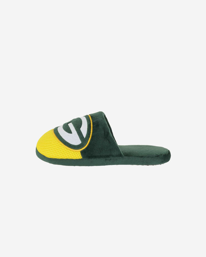 Green Bay Packers Youth Team Logo Staycation Slipper FOCO S - FOCO.com