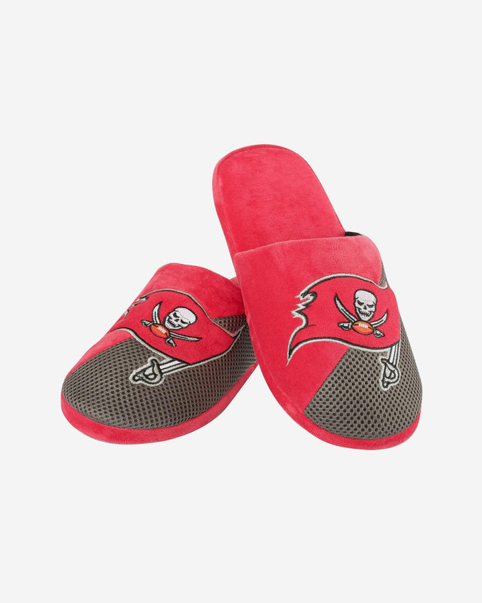 Tampa Bay Buccaneers Youth Team Logo Staycation Slipper FOCO - FOCO.com