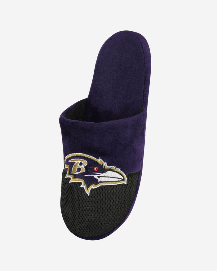 Baltimore Ravens Team Logo Staycation Slipper FOCO - FOCO.com