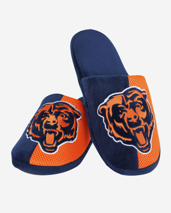 Chicago Bears Team Logo Staycation Slipper FOCO - FOCO.com