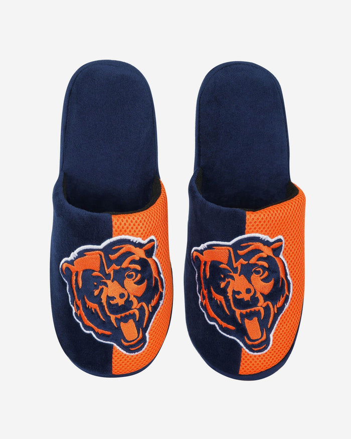 Chicago Bears Team Logo Staycation Slipper FOCO - FOCO.com