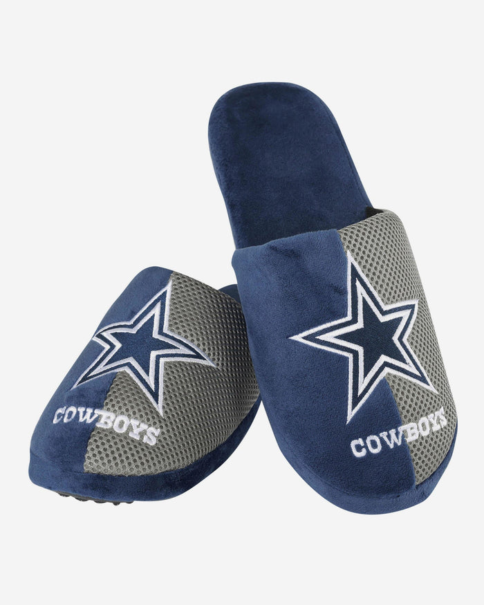 Dallas Cowboys Team Logo Staycation Slipper FOCO - FOCO.com