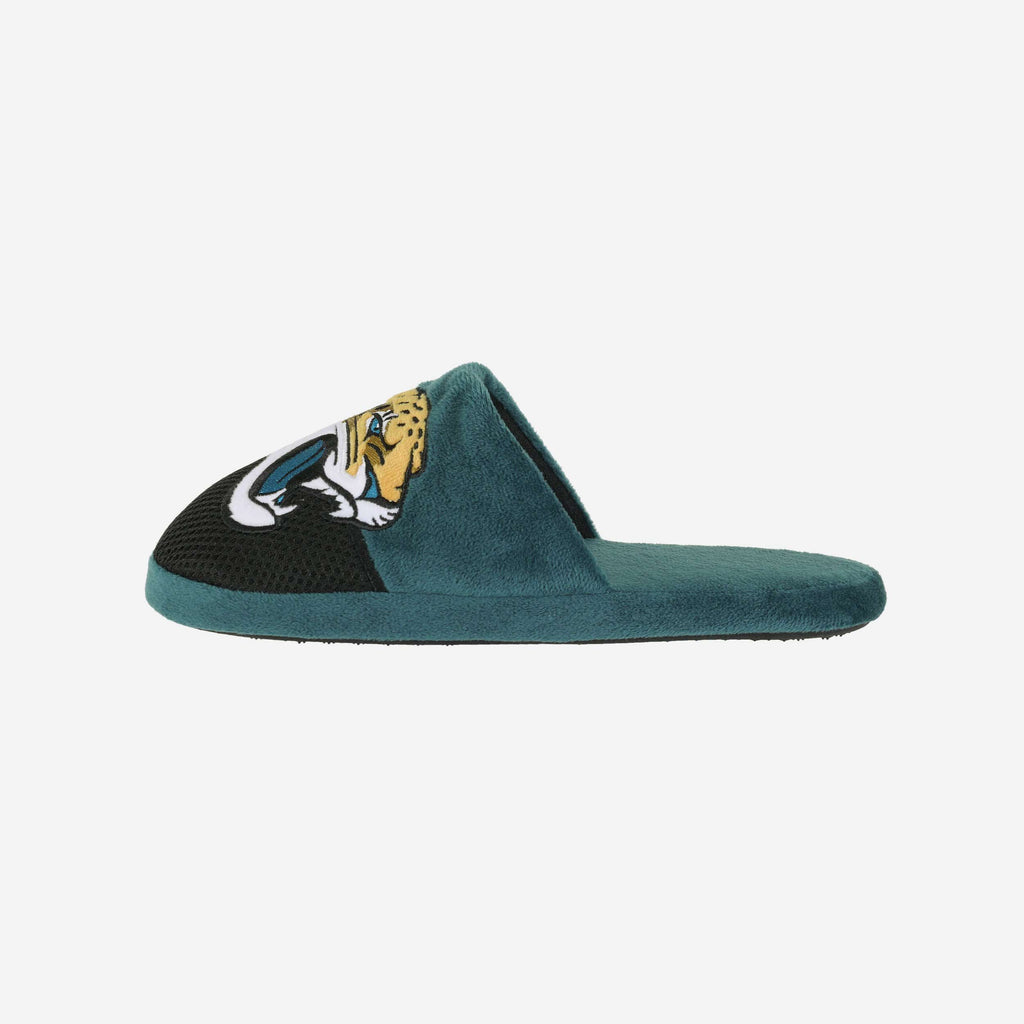 Jacksonville Jaguars Team Logo Staycation Slipper FOCO S - FOCO.com