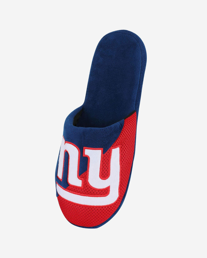 New York Giants Team Logo Staycation Slipper FOCO - FOCO.com