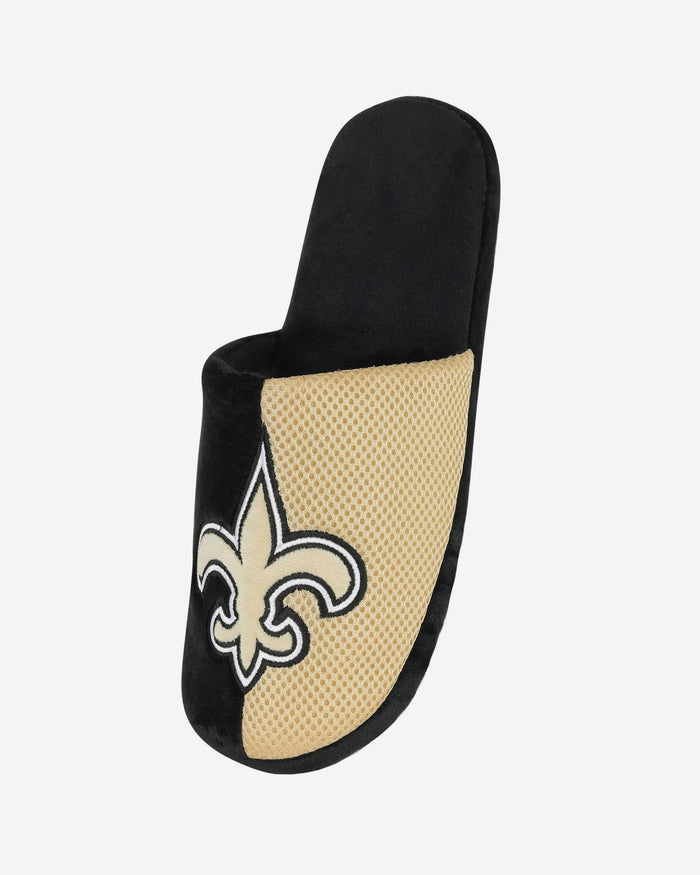 New Orleans Saints Team Logo Staycation Slipper FOCO - FOCO.com