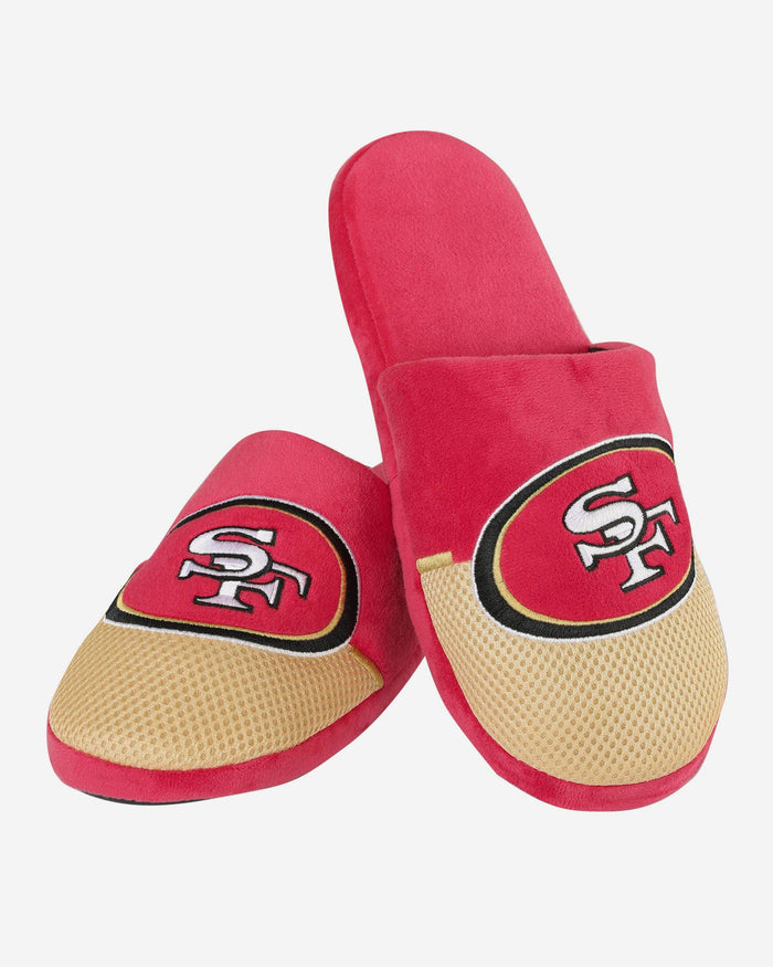 San Francisco 49Ers Team Logo Staycation Slipper FOCO - FOCO.com