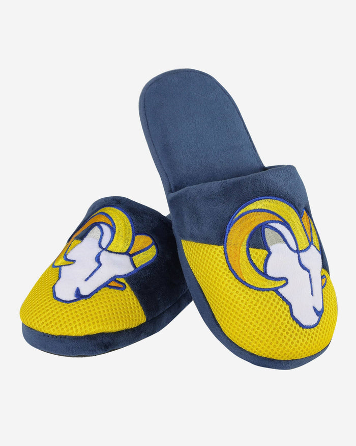 Los Angeles Rams Team Logo Staycation Slipper FOCO - FOCO.com