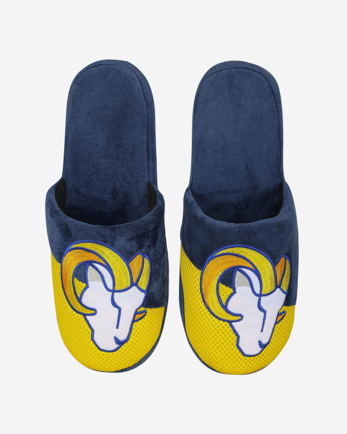 Los Angeles Rams Team Logo Staycation Slipper FOCO - FOCO.com