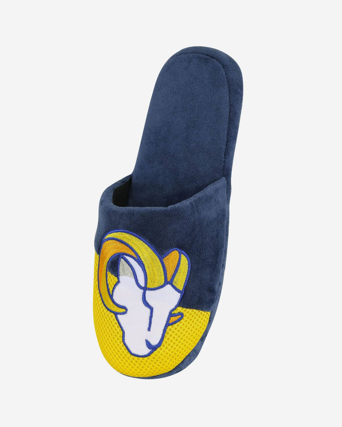 Los Angeles Rams Team Logo Staycation Slipper FOCO - FOCO.com