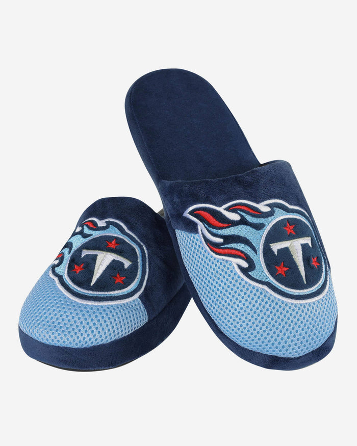 Tennessee Titans Team Logo Staycation Slipper FOCO - FOCO.com