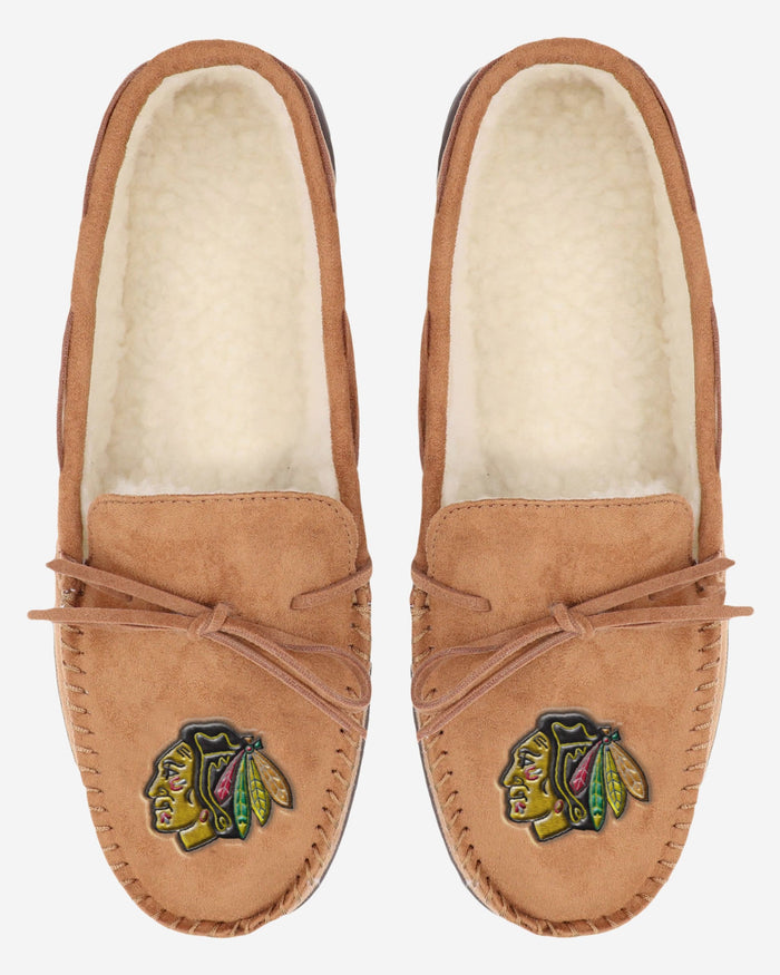 Chicago Blackhawks Moccasin Slipper FOCO - FOCO.com