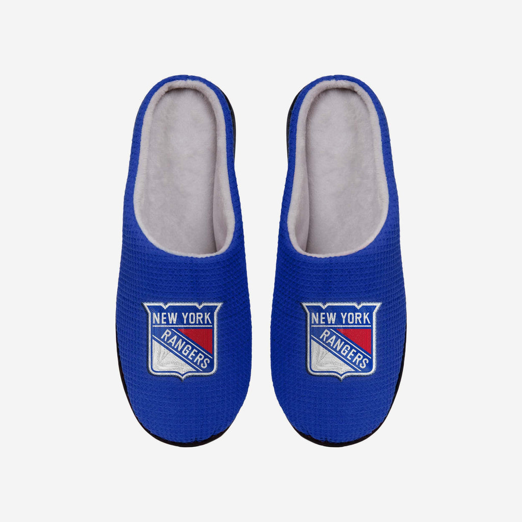 New York Rangers Memory Foam Slide Slipper FOCO S - FOCO.com