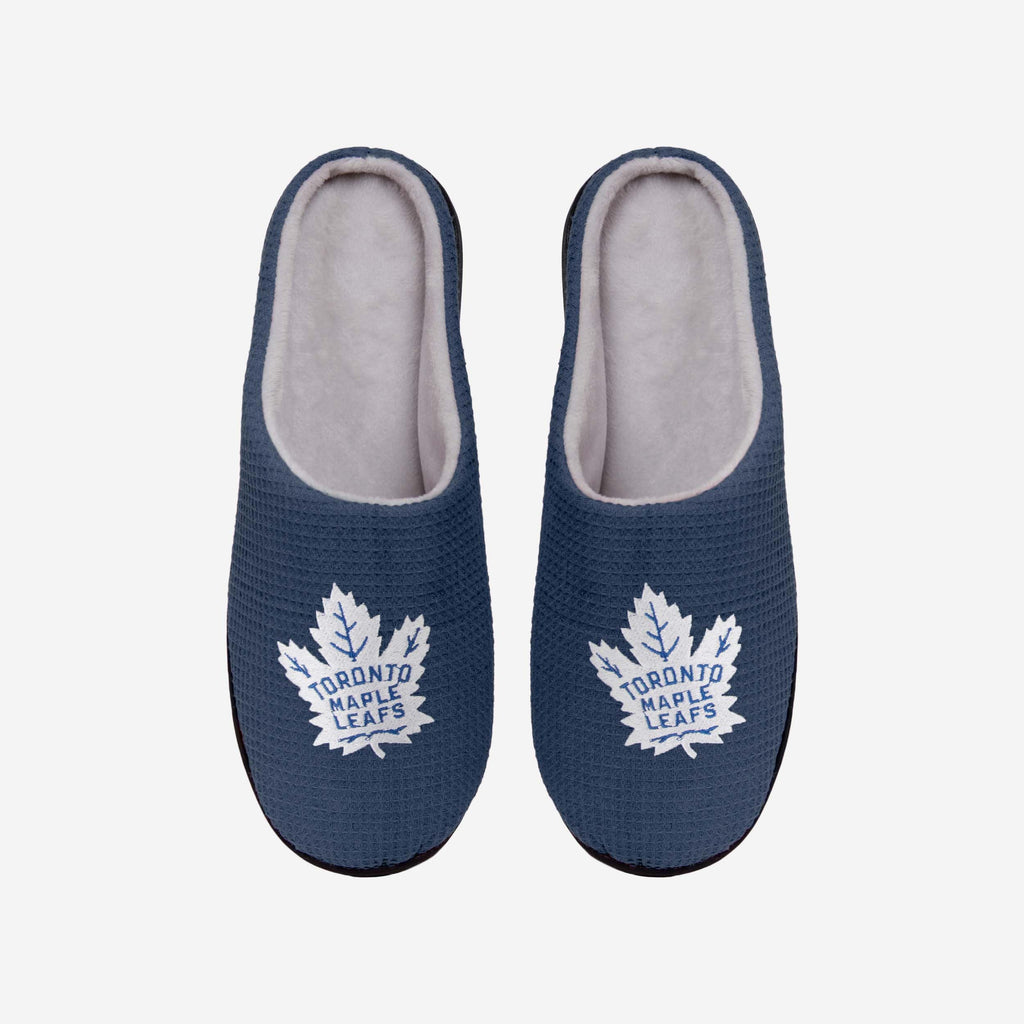 Toronto Maple Leafs Memory Foam Slide Slipper FOCO S - FOCO.com