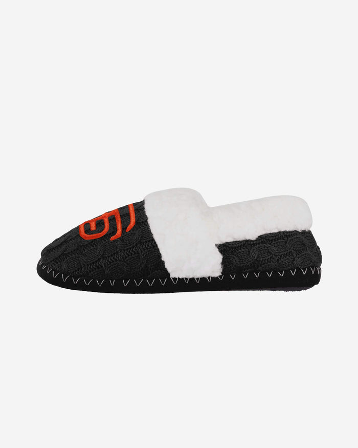 San Francisco Giants Womens Team Color Moccasin Slipper FOCO - FOCO.com